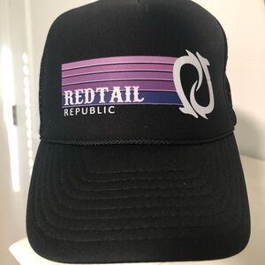 Redtail Republic Black and Purple Trucker Hat